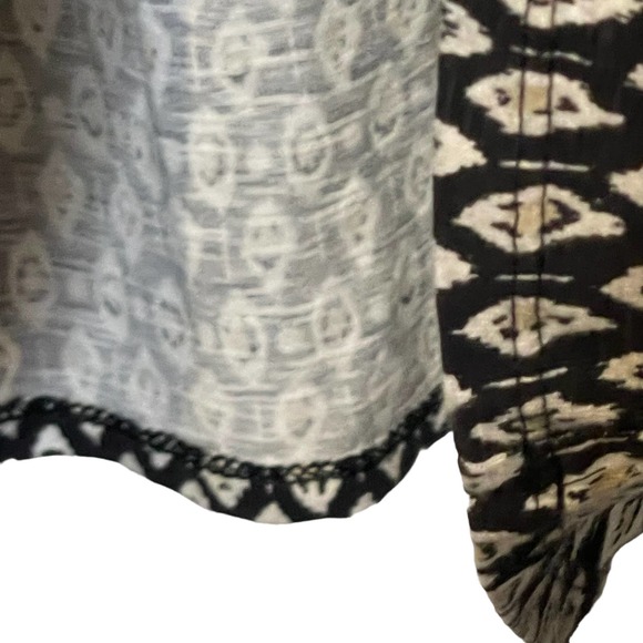 J.Jill Geo Textured Print A-Line Shift Dress Sleeveless 100% Cotton Small‎ Women - Picture 7 of 9